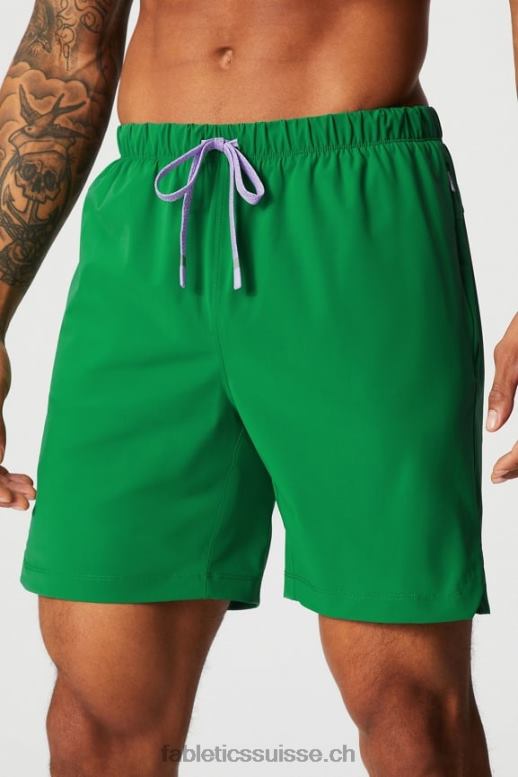 Hommes celui qui est court 154 B0B6R3246 vert Fabletics