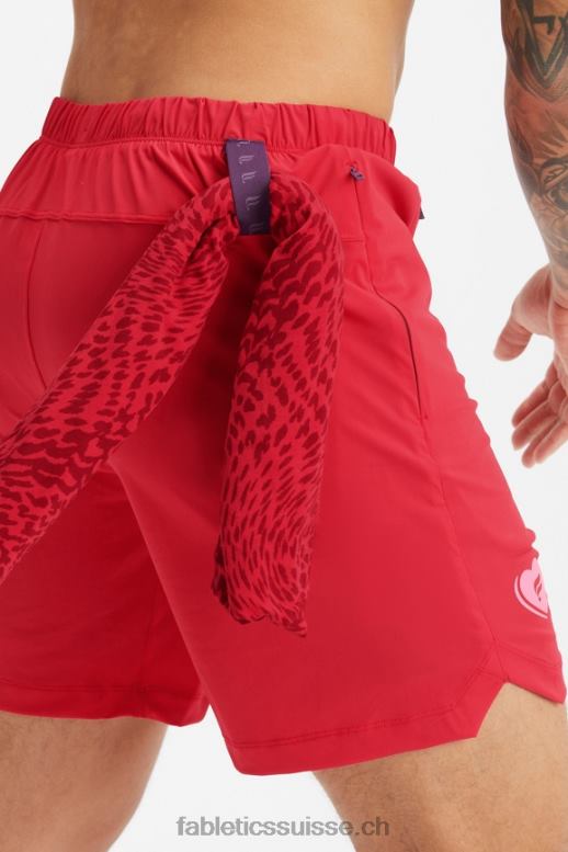 Hommes celui qui est court 155 B0B6R3248 coeur de bonbon cerise classique Fabletics