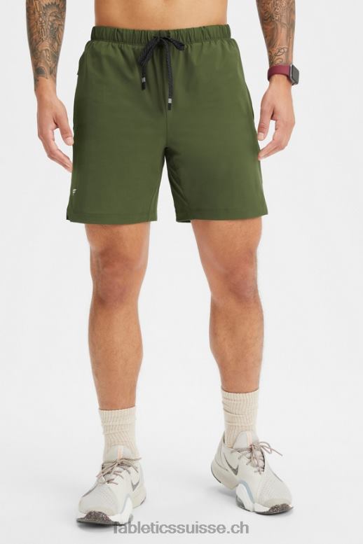 Hommes celui qui est court 156 B0B6R3254 mousse noire Fabletics