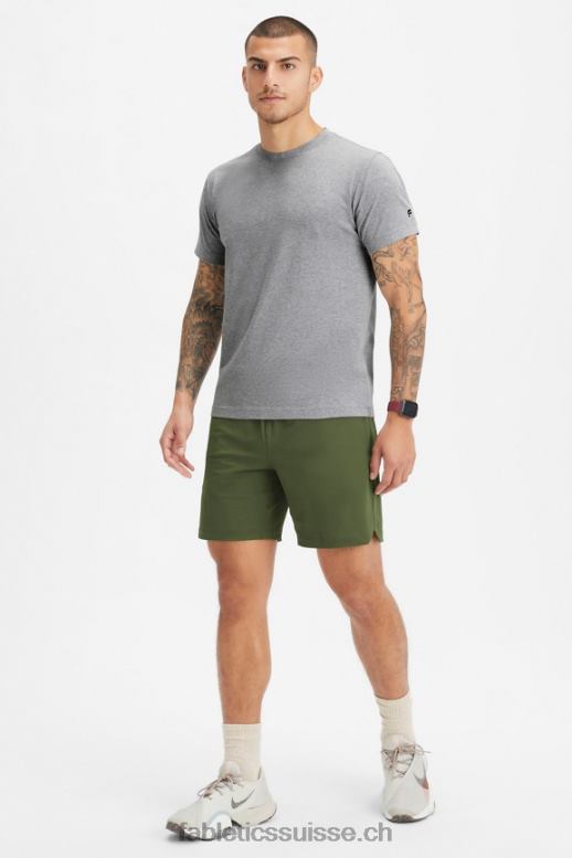 Hommes celui qui est court 156 B0B6R3254 mousse noire Fabletics