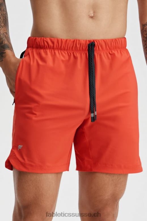 Hommes celui qui est court 161 B0B6R3281 feu orange Fabletics