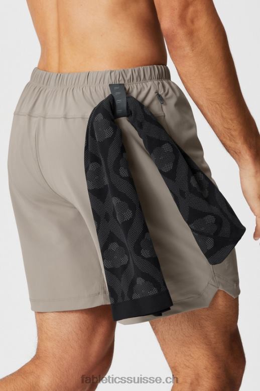 Hommes celui qui est court 166 B0B6R3354 kaki brutaliste Fabletics