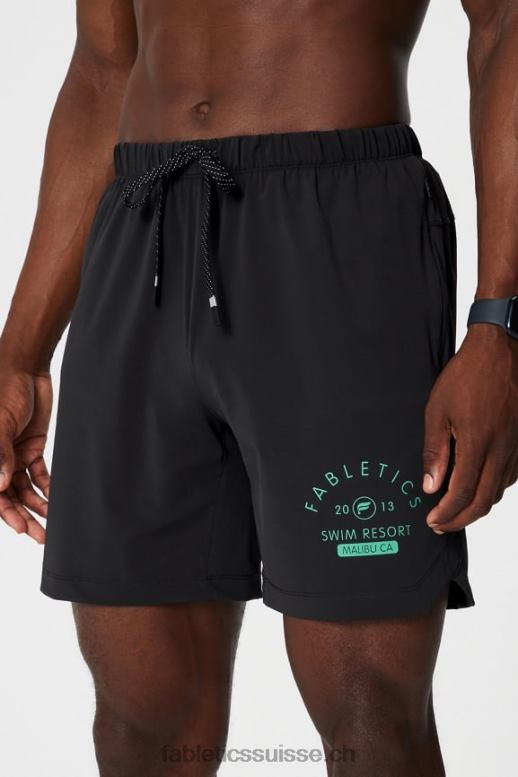 Hommes celui qui est court 166 B0B6R3367 bain noir Fabletics