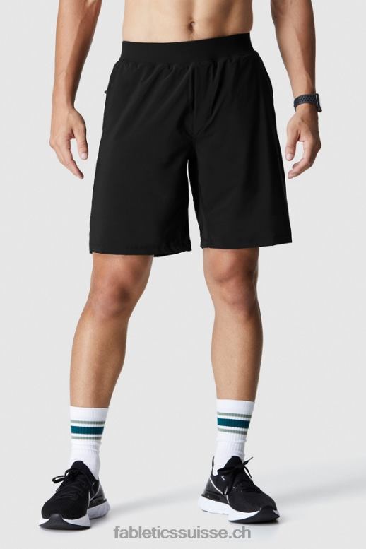 Hommes la franchise courte (doublée) B0B6R3356 noir Fabletics