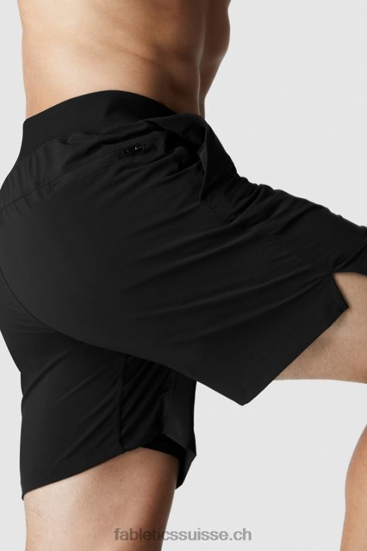 Hommes la franchise courte (doublée) B0B6R3356 noir Fabletics