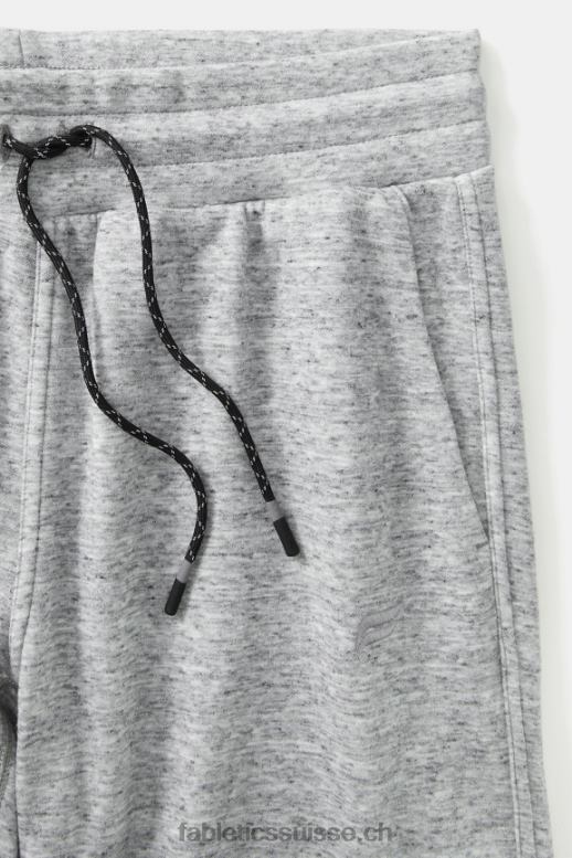 Hommes le court d\'après-match B0B6R3349 gris chiné Fabletics