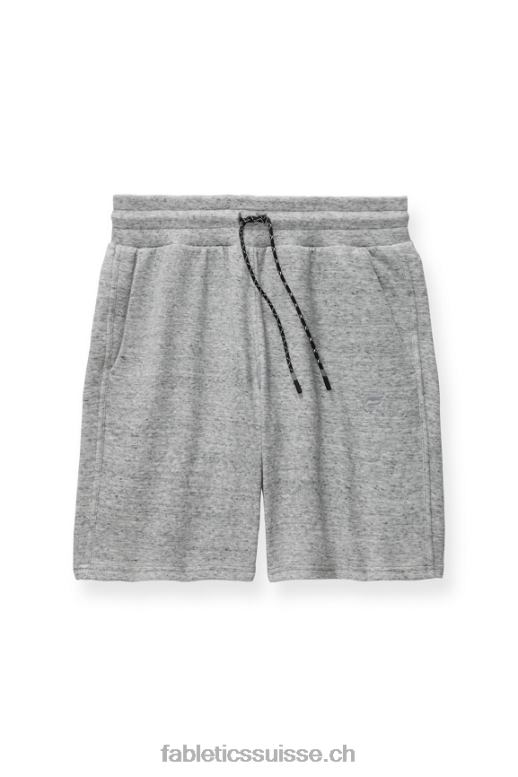 Hommes le court d\'après-match B0B6R3349 gris chiné Fabletics