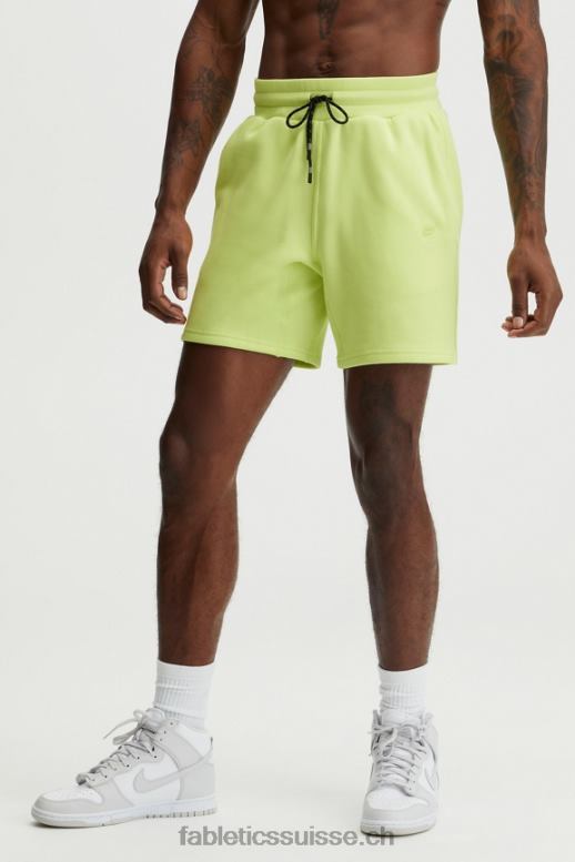 Hommes le court d'après-match B0B6R3351 chaux fanée Fabletics