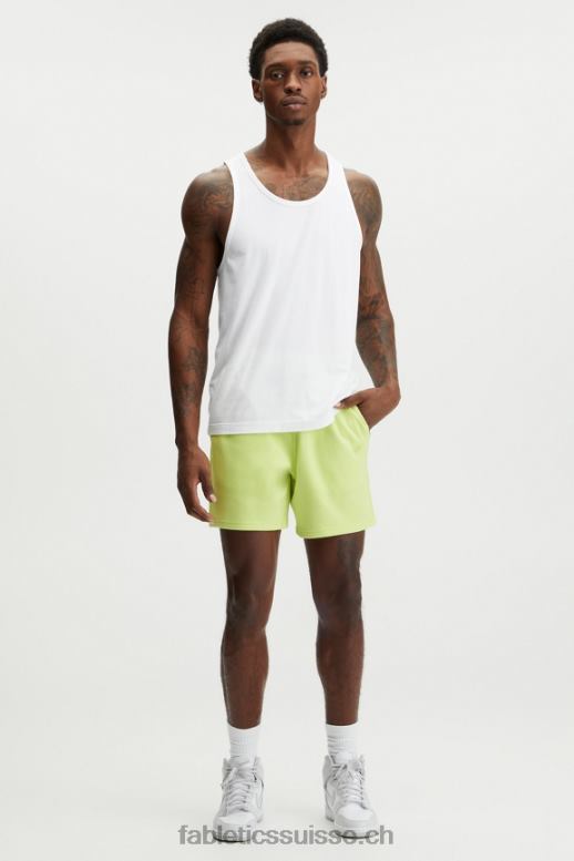 Hommes le court d\'après-match B0B6R3351 chaux fanée Fabletics