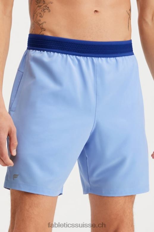 Hommes le court fondamental 163 B0B6R3331 bleu vapeur Fabletics