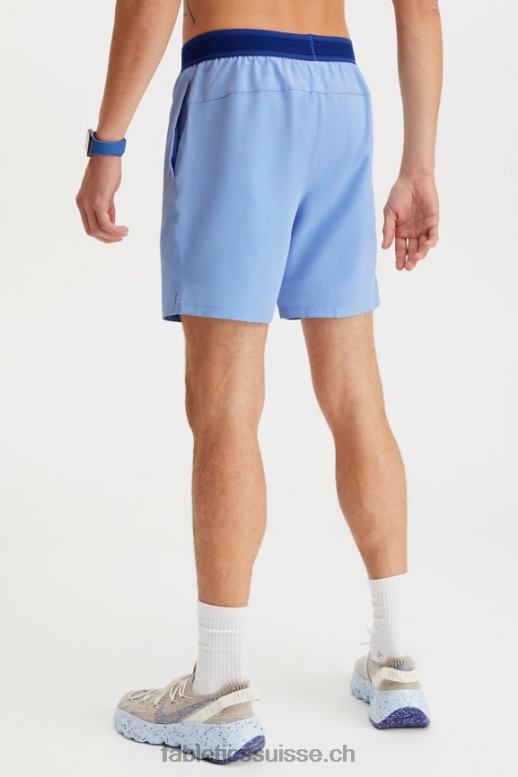 Hommes le court fondamental 163 B0B6R3331 bleu vapeur Fabletics