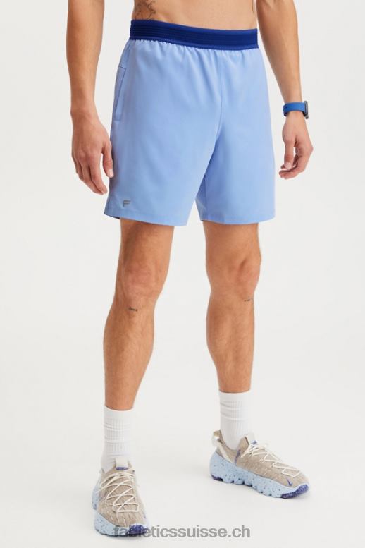 Hommes le court fondamental 163 B0B6R3331 bleu vapeur Fabletics