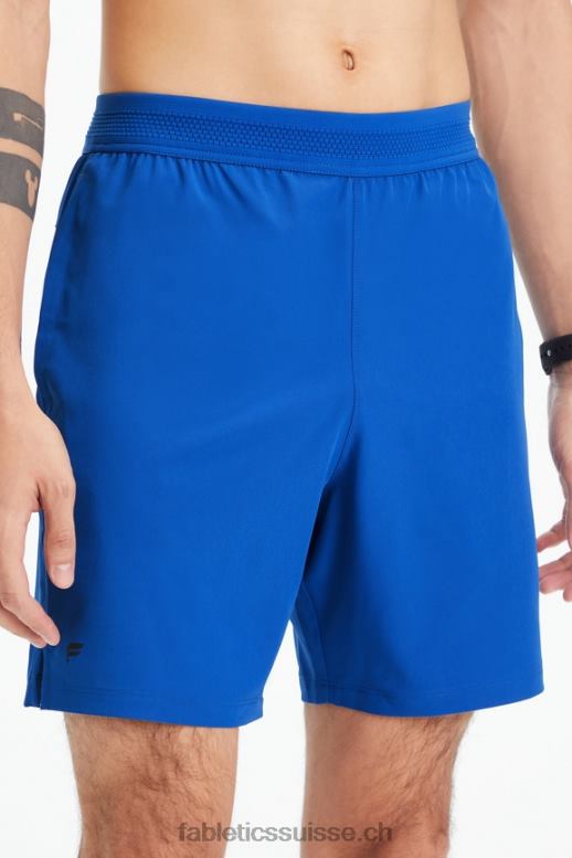 Hommes le court fondamental 163 B0B6R3332 bleu de course Fabletics