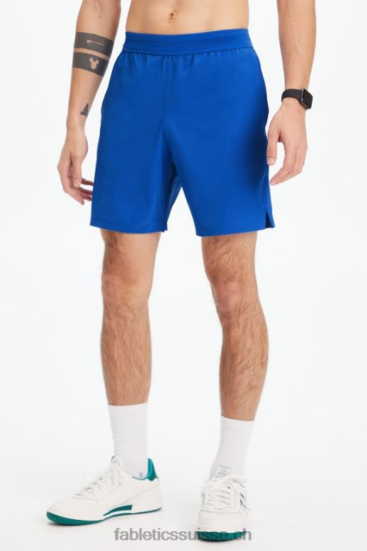 Hommes le court fondamental 163 B0B6R3332 bleu de course Fabletics