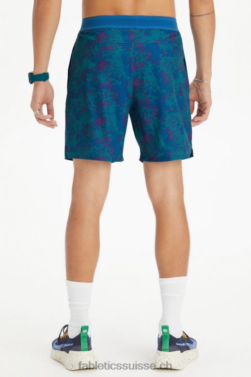 Hommes le court fondamental 163 B0B6R3334 camo sarcelle nautique nueue Fabletics