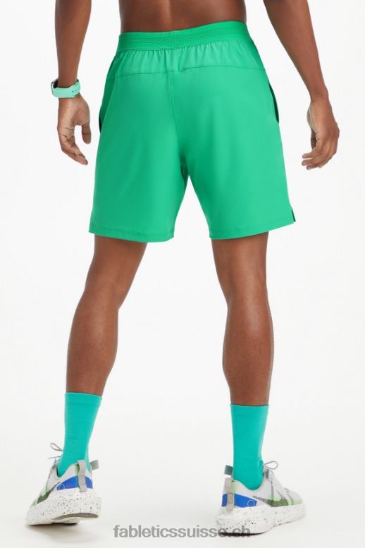 Hommes le court fondamental 164 B0B6R3335 essentiel vert perforé Fabletics