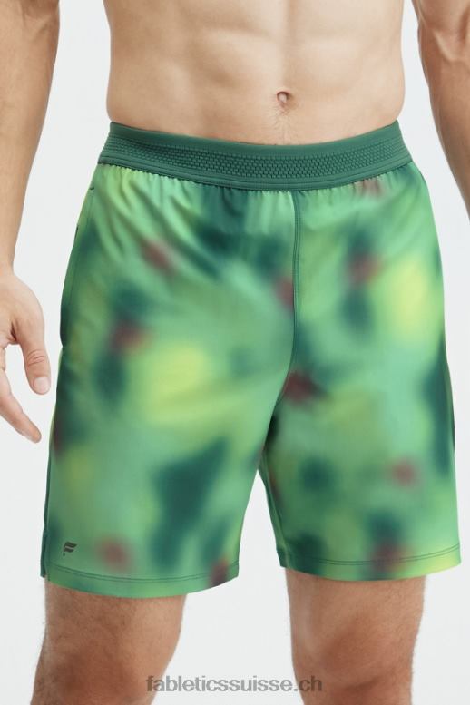 Hommes le court fondamental 165 B0B6R3344 flou vert azur Fabletics