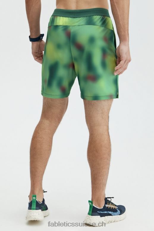 Hommes le court fondamental 165 B0B6R3344 flou vert azur Fabletics