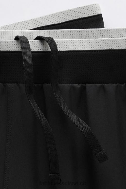 Hommes le court fondamental ii 143 B0B6R3191 noir Fabletics