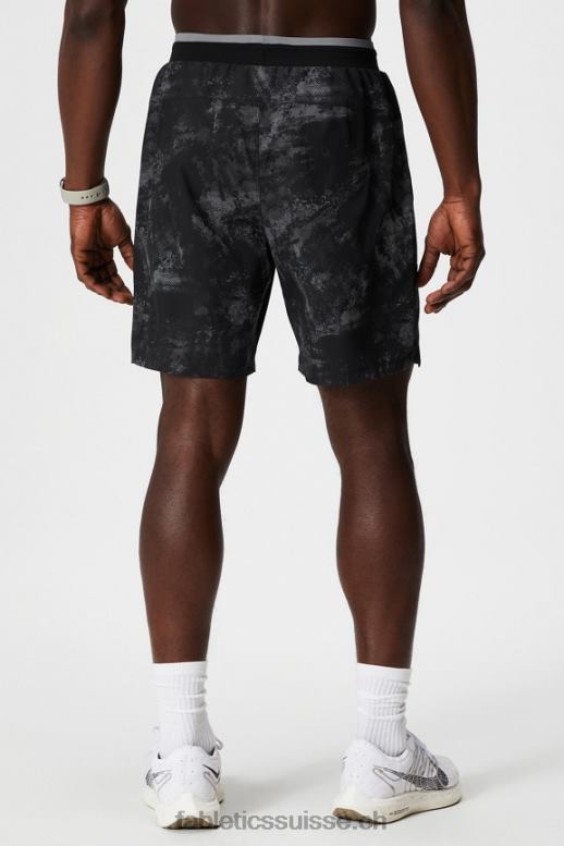 Hommes le court fondamental ii 144 B0B6R3193 bruit ambiant noir Fabletics