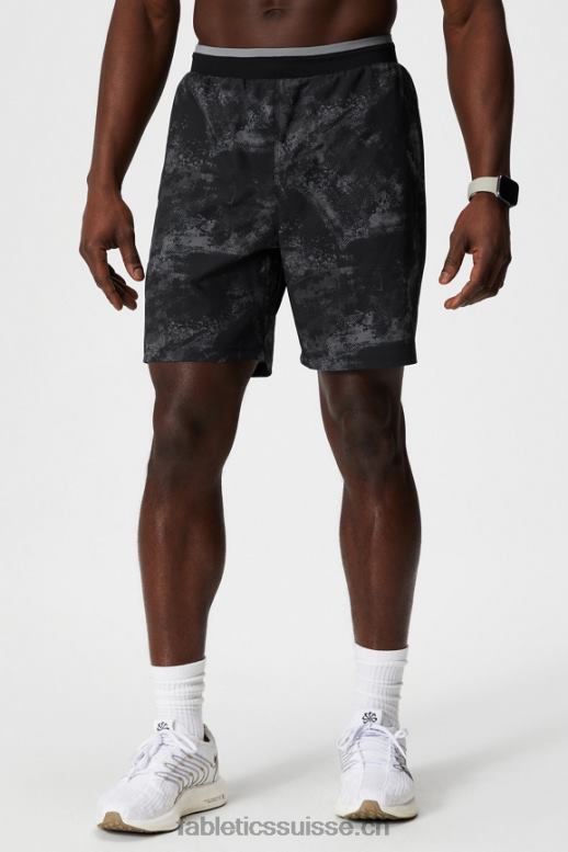Hommes le court fondamental ii 144 B0B6R3193 bruit ambiant noir Fabletics