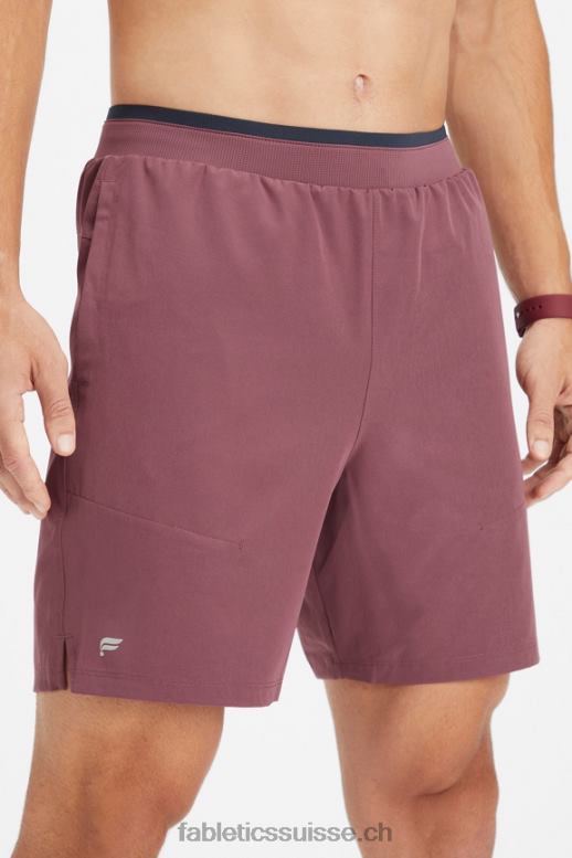 Hommes le court fondamental ii 147 B0B6R3210 fumée rouge Fabletics