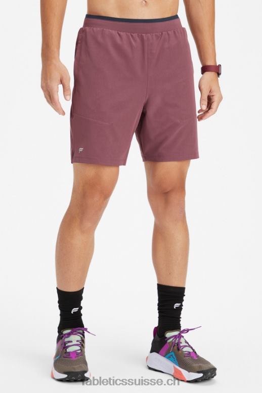 Hommes le court fondamental ii 147 B0B6R3210 fumée rouge Fabletics