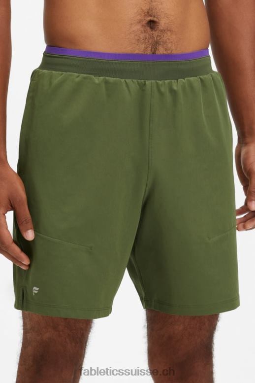 Hommes le court fondamental ii 147 B0B6R3211 mousse noire Fabletics