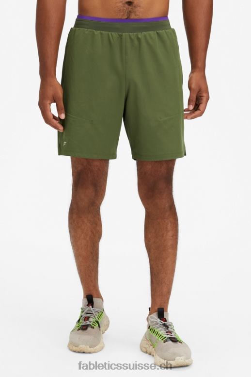 Hommes le court fondamental ii 147 B0B6R3211 mousse noire Fabletics