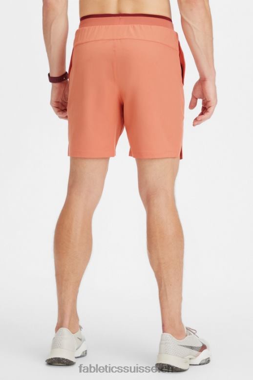Hommes le court fondamental ii 148 B0B6R3215 grès argile perforé Fabletics