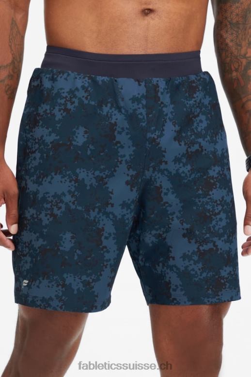 Hommes le court fondamental ii 149 B0B6R3217 camo bleu marine classique Fabletics