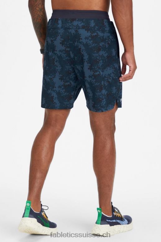 Hommes le court fondamental ii 149 B0B6R3217 camo bleu marine classique Fabletics