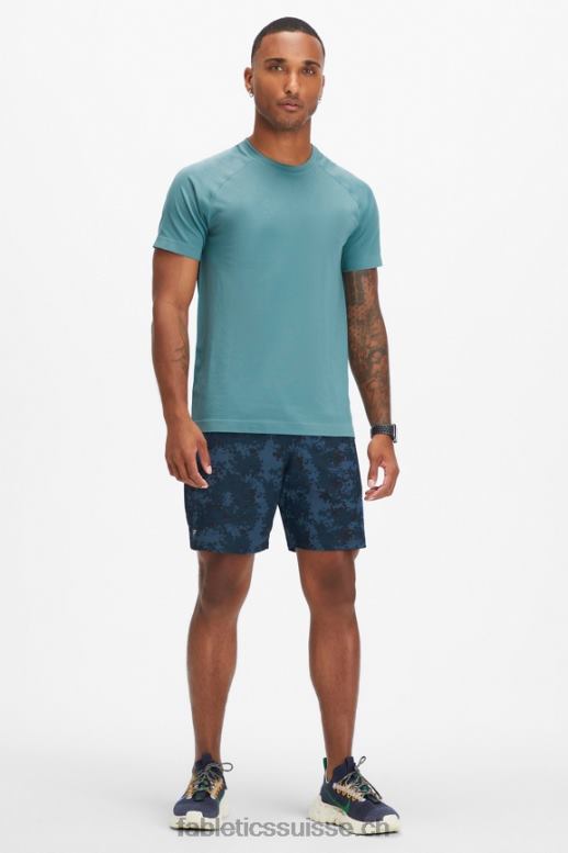 Hommes le court fondamental ii 149 B0B6R3217 camo bleu marine classique Fabletics