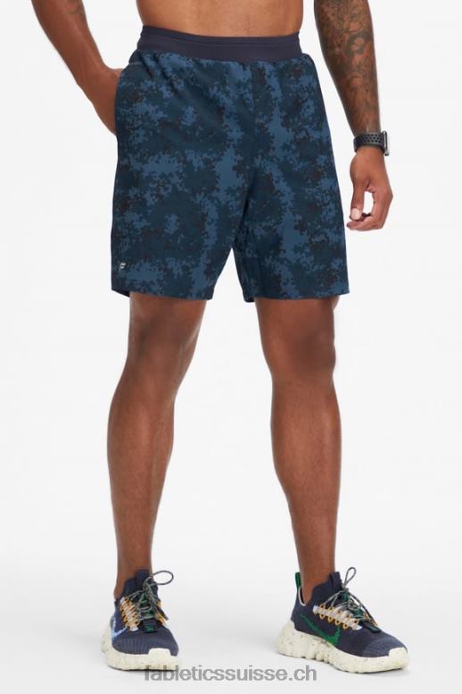 Hommes le court fondamental ii 149 B0B6R3217 camo bleu marine classique Fabletics