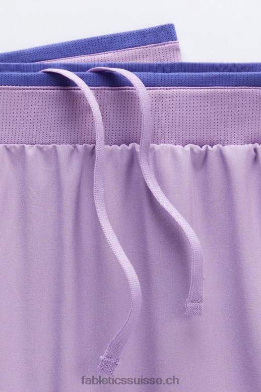 Hommes le court fondamental ii 149 B0B6R3218 ambiance violette perforée Fabletics