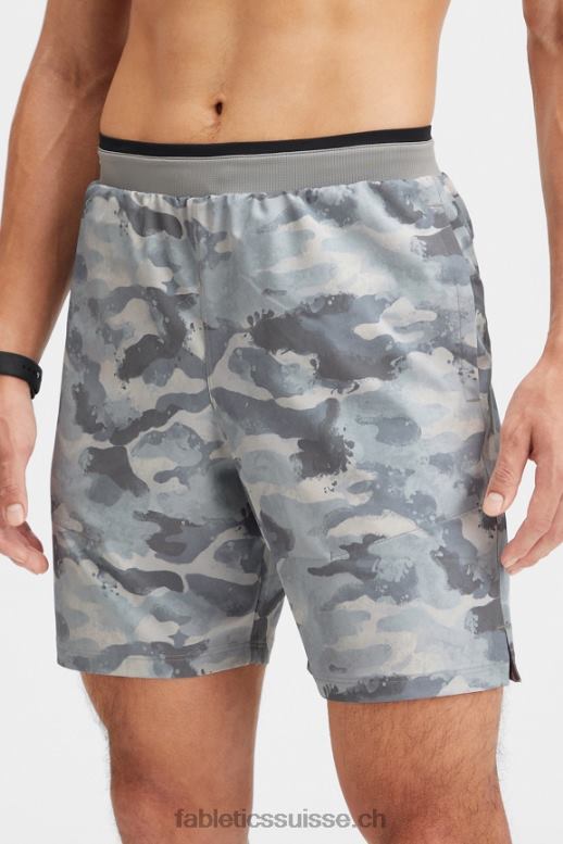 Hommes le court fondamental ii 149 B0B6R3220 camouflage gris ombre Fabletics
