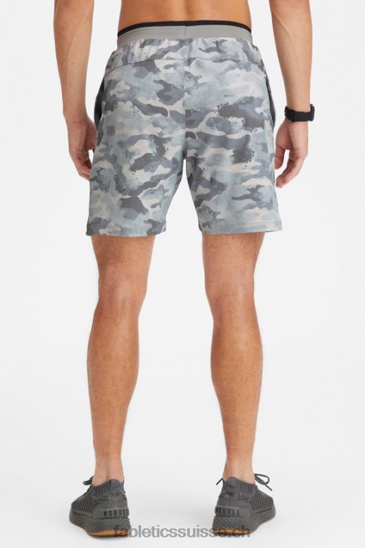 Hommes le court fondamental ii 149 B0B6R3220 camouflage gris ombre Fabletics