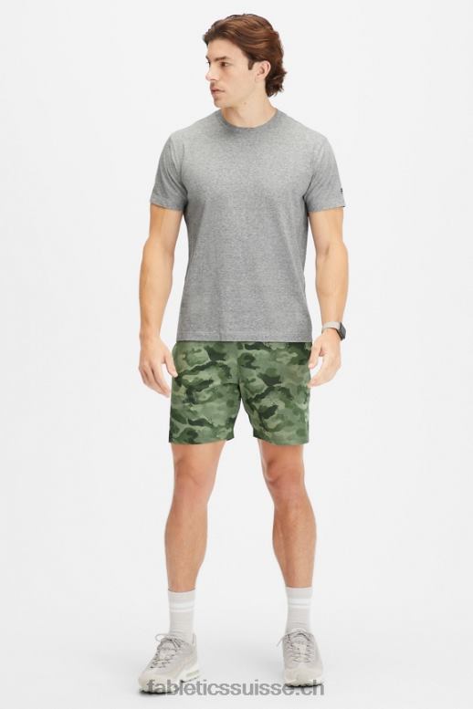Hommes le court fondamental ii 149 B0B6R3221 camouflage vert tactique Fabletics