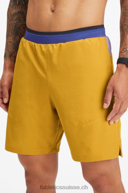 Hommes le court fondamental ii 150 B0B6R3222 bloc d'or de combat Fabletics