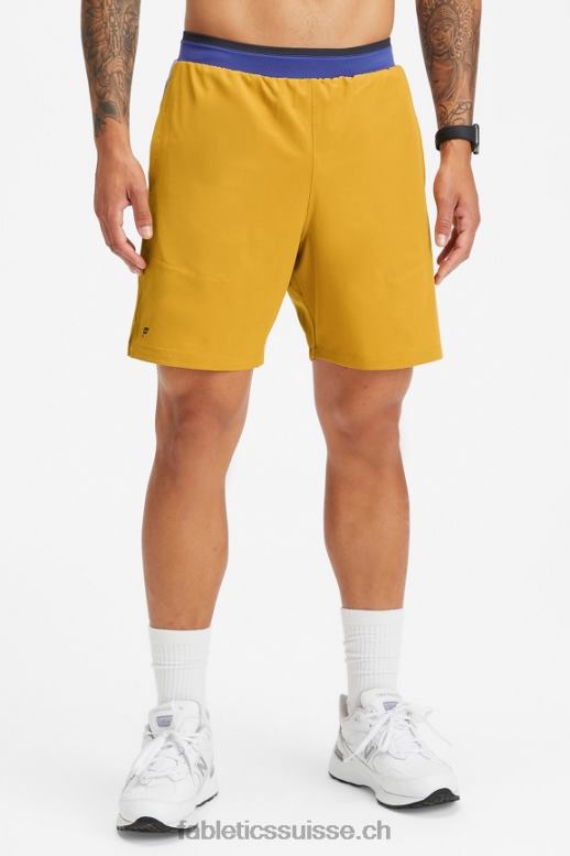 Hommes le court fondamental ii 150 B0B6R3222 bloc d\'or de combat Fabletics
