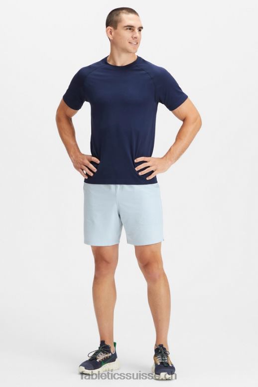 Hommes le court fondamental ii 150 B0B6R3223 frêne bleu Fabletics