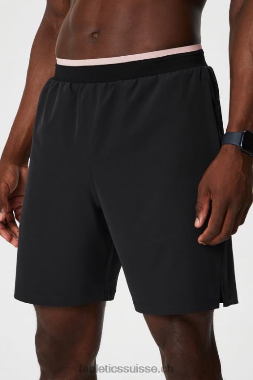 Hommes le court fondamental ii 150 B0B6R3225 crème au beurre noir/rose Fabletics