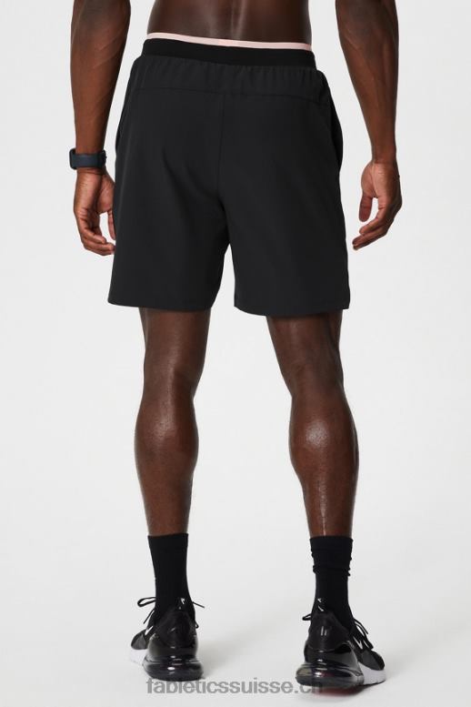 Hommes le court fondamental ii 150 B0B6R3225 crème au beurre noir/rose Fabletics