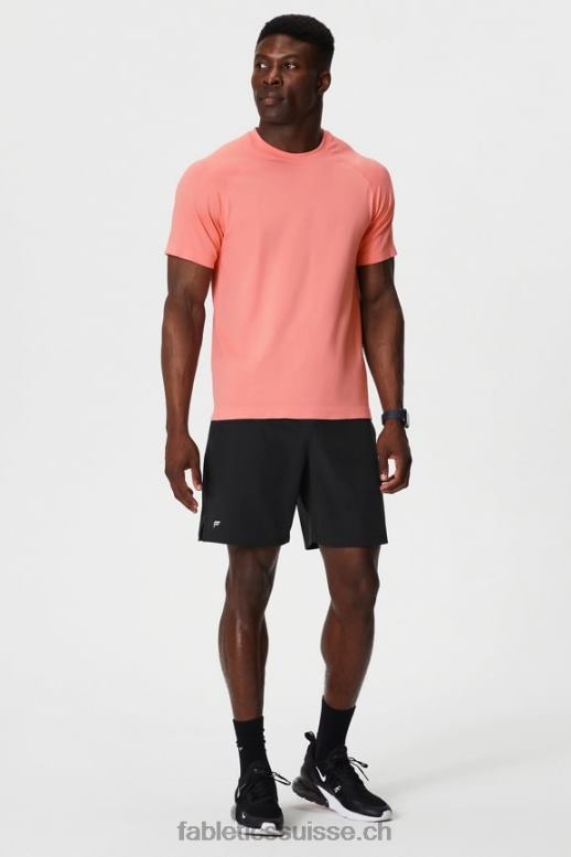 Hommes le court fondamental ii 150 B0B6R3225 crème au beurre noir/rose Fabletics