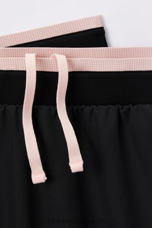 Hommes le court fondamental ii 150 B0B6R3225 crème au beurre noir/rose Fabletics