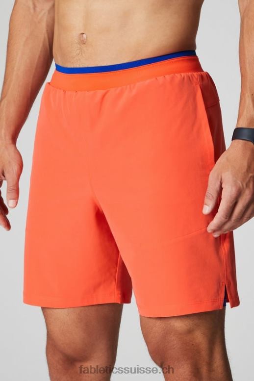 Hommes le court fondamental ii 158 B0B6R3264 orange passion Fabletics