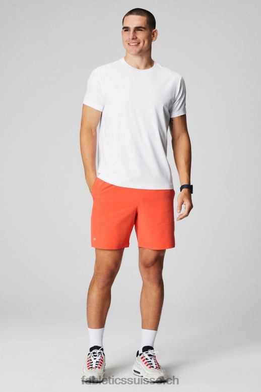 Hommes le court fondamental ii 158 B0B6R3264 orange passion Fabletics