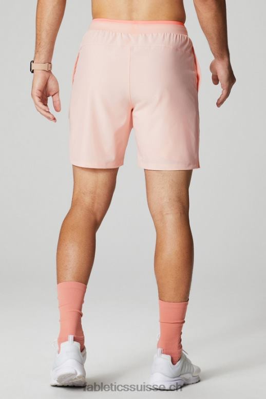 Hommes le court fondamental ii 158 B0B6R3265 crème au beurre rose Fabletics