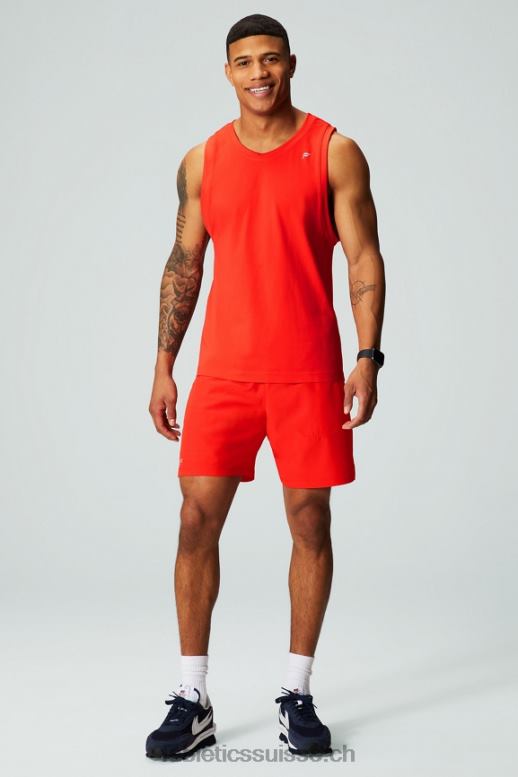 Hommes le court fondamental ii 160 B0B6R3272 lueur de feu perforé Fabletics