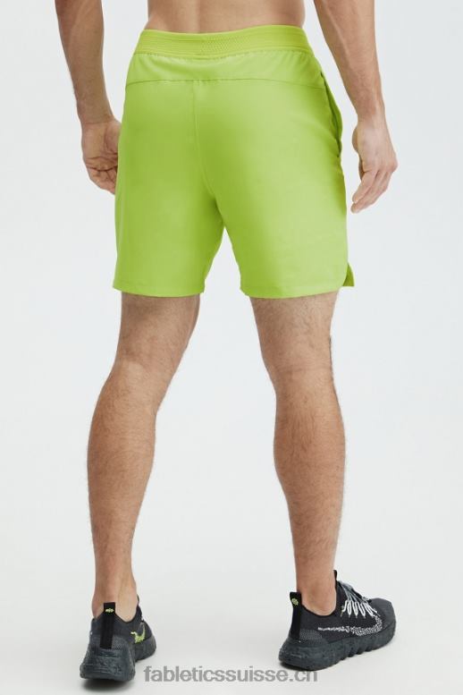 Hommes le court métrage fondamental 166 B0B6R3345 citron vert vif Fabletics